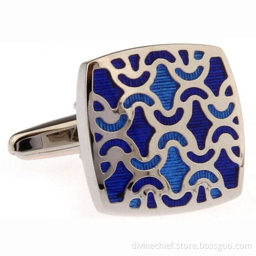 Fashion Custom Engrave Cufflinks High Quality Cubic Cufflinks